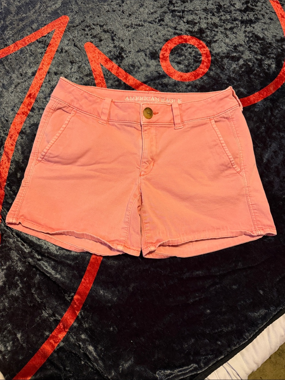 American Eagle Outfitters Coral Pink Women's Jean Shorts